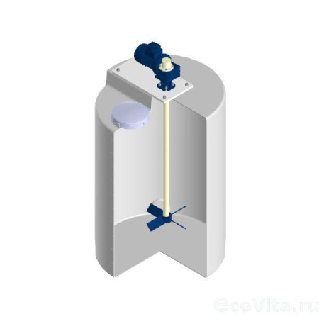 Asterion тихоходный миксер Микс L для емкости 500 л
