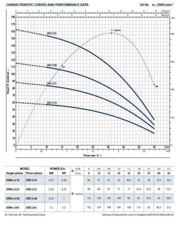 Скважинный насос Pedrollo 3SR 2m/21