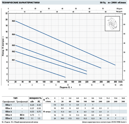 Дренажный насос Pedrollo RX 5