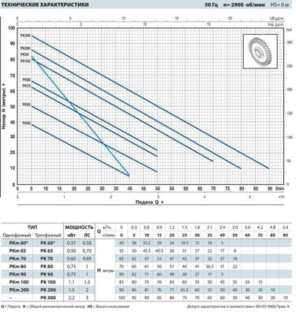 Вихревой насос Pedrollo PKm 100