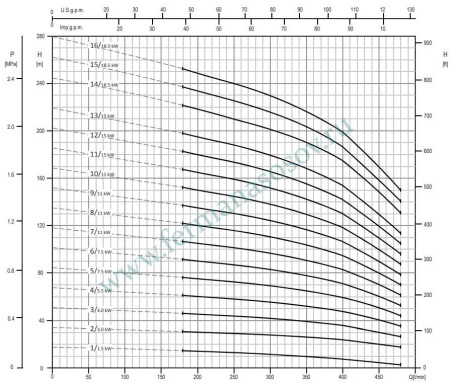 EBARA EVMSG20 4F5 Q1BEG E/5,5 ETM - вертикальный многоступенчатый насос