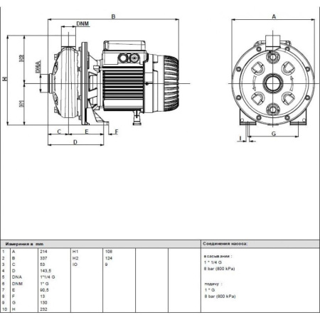 Насос центробежный DAB KI 30/90 M