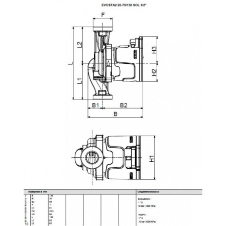Насос циркуляционный бытовой DAB EVOSTA2 20-75/130 SOL PWM 1/2"