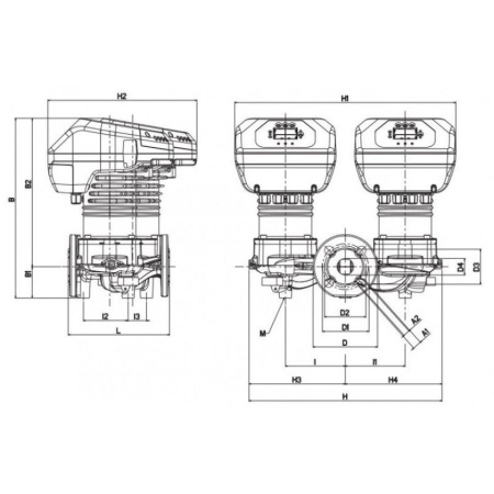 Насос циркуляционный промышленный DAB EVOPLUS D 150/340.65 M