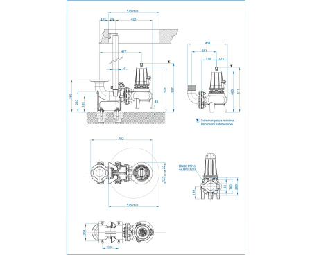 Насос погружной Dreno DNA 80-2/220 T