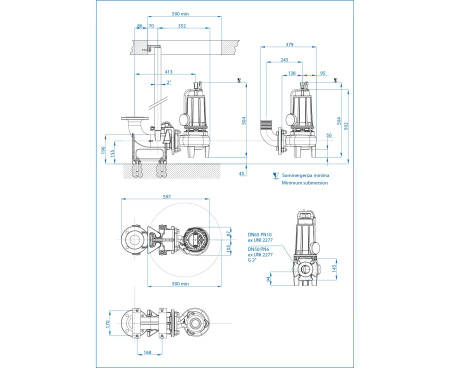 Насос погружной Dreno DNB 65-2/150 T