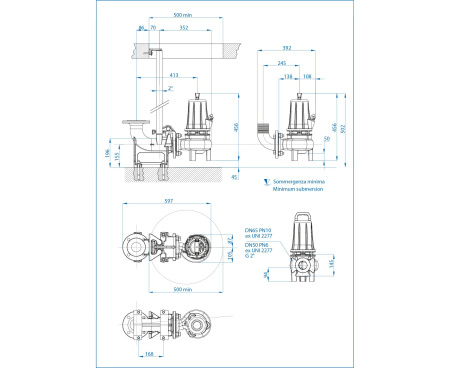 Насос погружной Dreno DNB 65-2/220-1 T