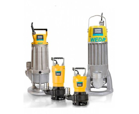 Грязевой насос WEDA S30N 230В под шланг 3"