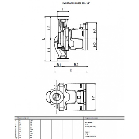 Насос циркуляционный бытовой DAB EVOSTA2 20-75/130 SOL PWM 1/2"