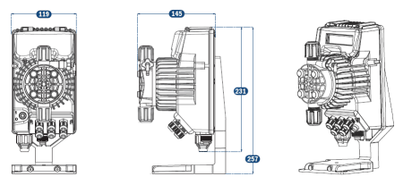 Дозирующий насос Seko Tekna Evo TPG 803