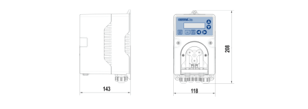 Дозирующий насос Seko Kronos KRFM0210