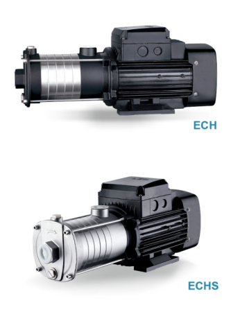 Горизонтальные многоступенчатые насосы из нержавеющей стали ECH4