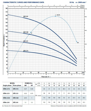 Скважинный насос Pedrollo 3SR 2m/21