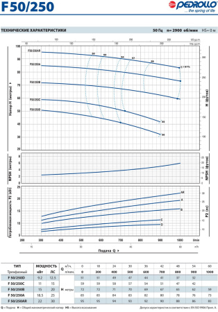 Центробежный насос Pedrollo F 50/250B