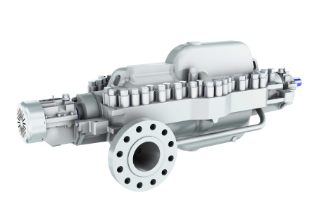 Многоступенчатый насос типа MSD с горизонтальным разъемом корпуса