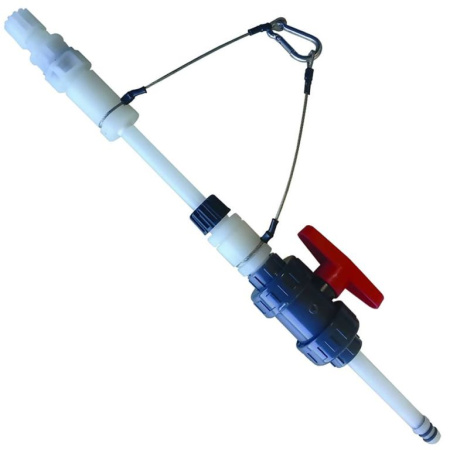 Клапан впрыска регулируемый PDVF - TFE/P, 1/2" (без крана)